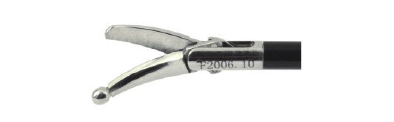 HF2006.10 Scissor,curved with single ball tipl