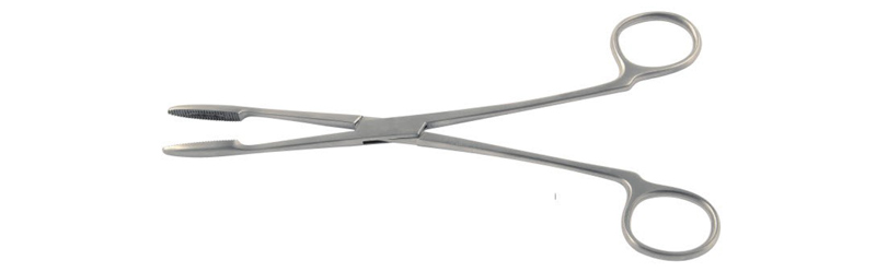 Dressing forceps straight